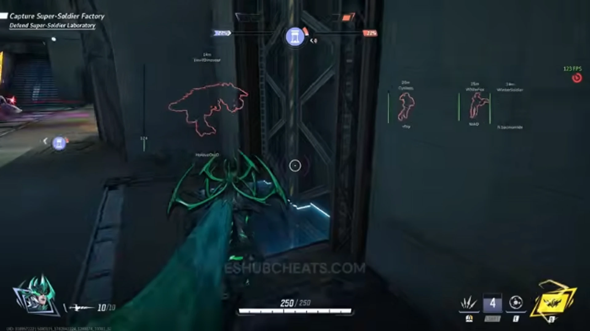 Marvel Rivals wallhack skeleton ESP through walls